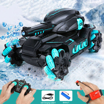 BattlePulse™ – Gesture-Controlled RC Water Tank