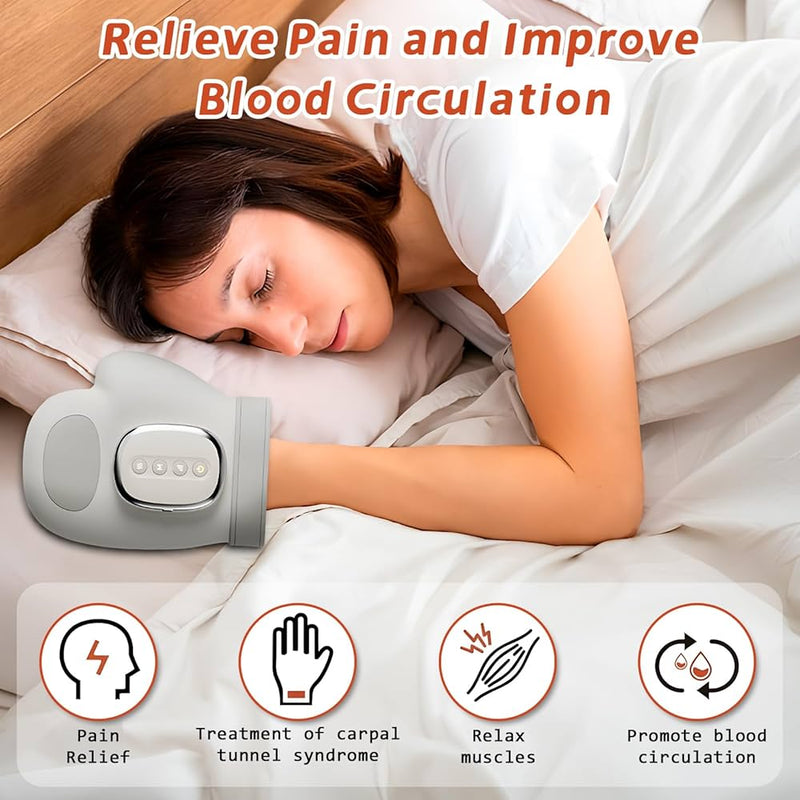 HandRelief™ handmassage-apparaat met warmte en compressie