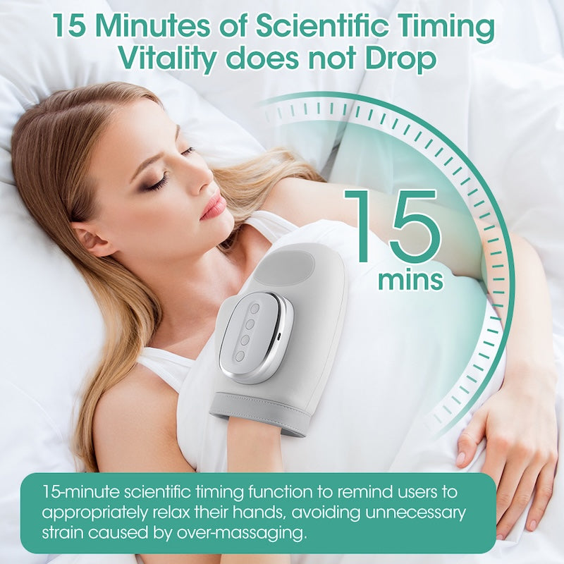 HandRelief™ handmassage-apparaat met warmte en compressie