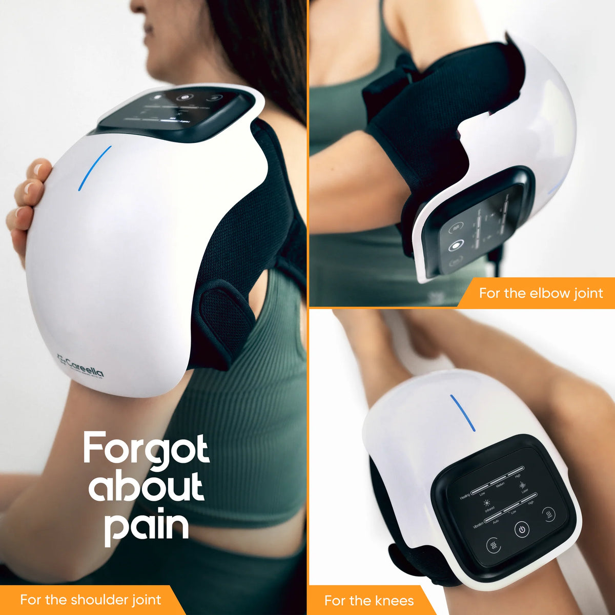 HeatRelief™ Gewrichtsmassager 3V1 - Knie, Elleboog, Schouder